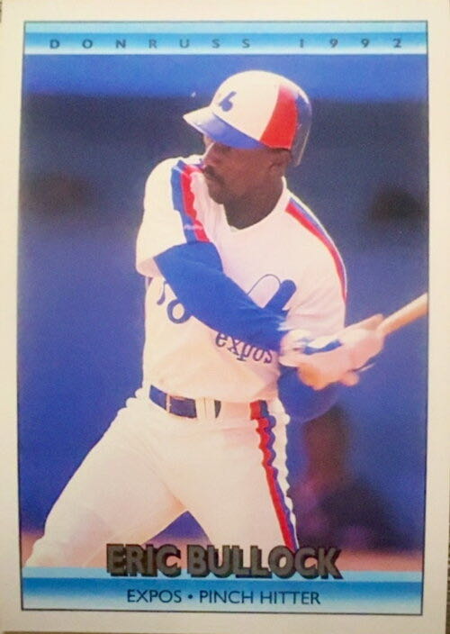 Eric Bullock  baseball card collectible - Main Image 3