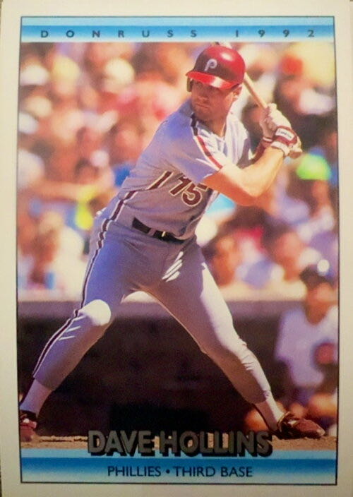 Dave Hollins  baseball card collectible - Main Image 3