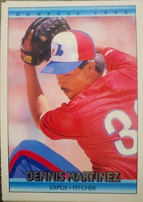 Dennis Martinez  baseball card collectible - Main Image 3