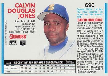 Calvin Jones  baseball card collectible - Main Image 2