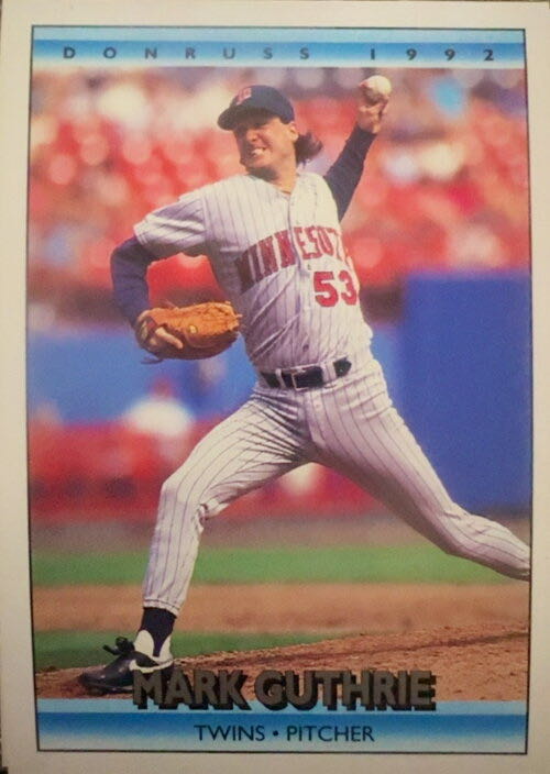 Mark Guthrie  baseball card collectible - Main Image 3