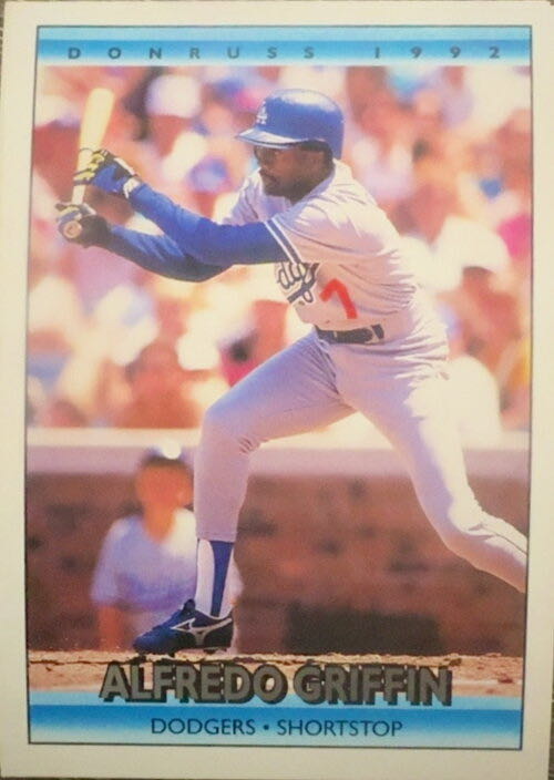 Alfredo Griffin  baseball card collectible - Main Image 3