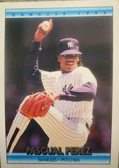 Pascual Perez  baseball card collectible - Main Image 3