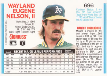 Gene Nelson  baseball card collectible - Main Image 2