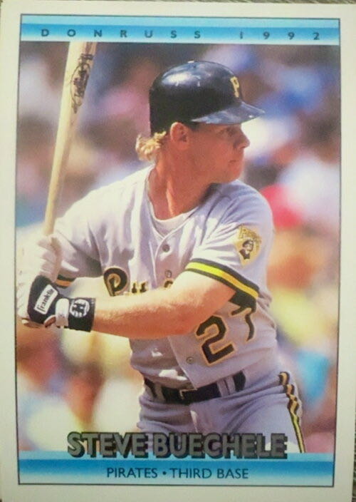Steve Buechele  baseball card collectible - Main Image 3