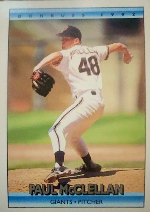 Paul McClellan  baseball card collectible - Main Image 3