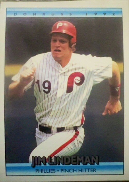 Jim Lindeman  baseball card collectible - Main Image 3
