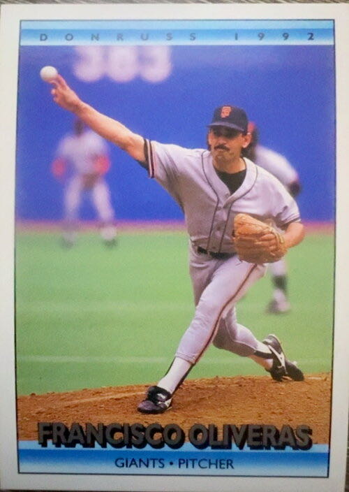 Francisco Oliveras  baseball card collectible - Main Image 3