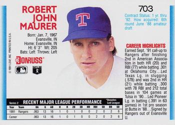 Rob Maurer  baseball card collectible - Main Image 2