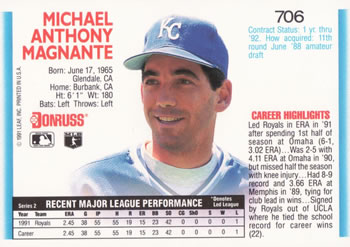 Mike Magnante  baseball card collectible - Main Image 2