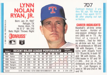 Nolan Ryan  baseball card collectible - Main Image 2