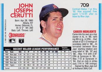 John Cerutti  baseball card collectible - Main Image 2