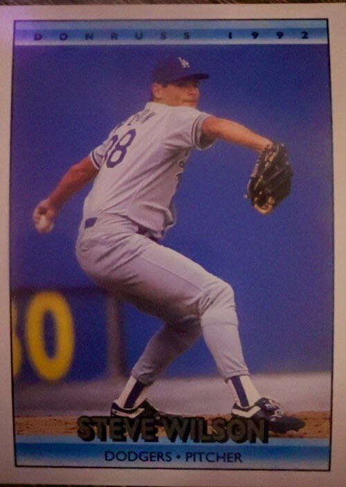 Steve Wilson  baseball card collectible - Main Image 3