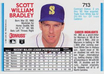 Scott Bradley  baseball card collectible - Main Image 2
