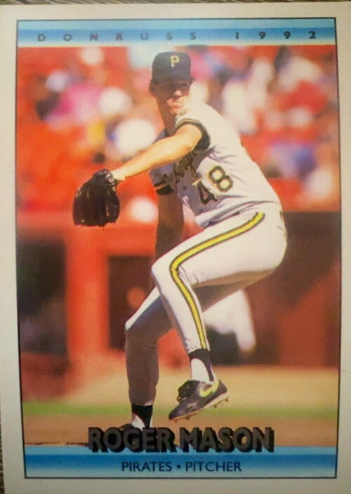 Roger Mason  baseball card collectible - Main Image 3