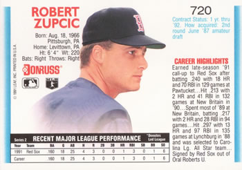 Bob Zupcic  baseball card collectible - Main Image 2