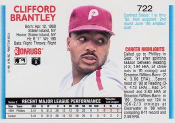 Cliff Brantley  baseball card collectible - Main Image 2