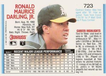 Ron Darling  baseball card collectible - Main Image 2