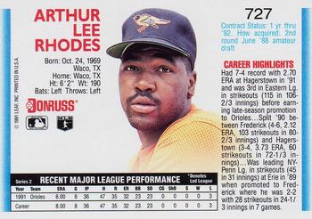 Arthur Rhodes  baseball card collectible - Main Image 2