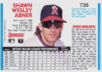 Shawn Abner  baseball card collectible - Main Image 2