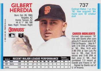 Gil Heredia  baseball card collectible - Main Image 2