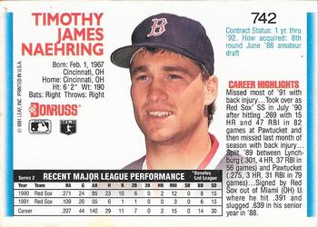 Tim Naehring  baseball card collectible - Main Image 2