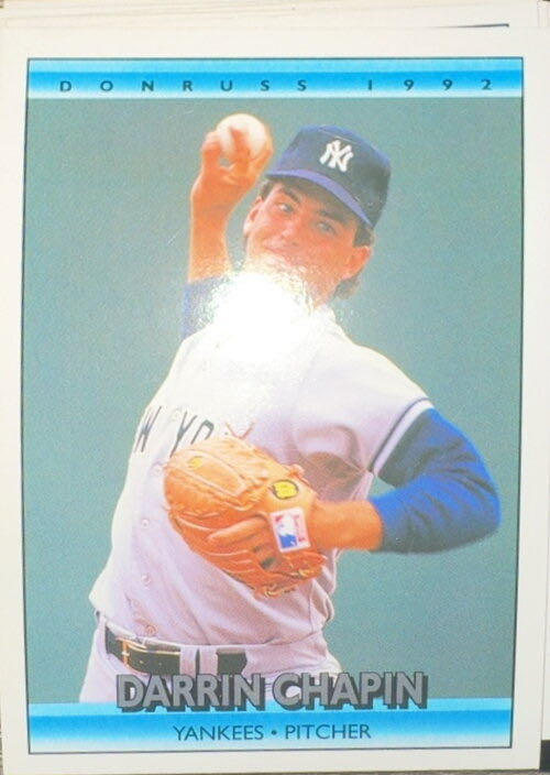 Darrin Chapin  baseball card collectible - Main Image 3