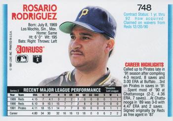 Rosario Rodriguez  baseball card collectible - Main Image 2