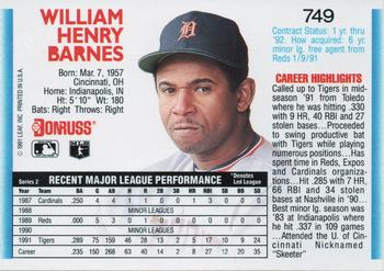 Skeeter Barnes  baseball card collectible - Main Image 2