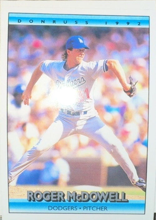 Roger McDowell  baseball card collectible - Main Image 3