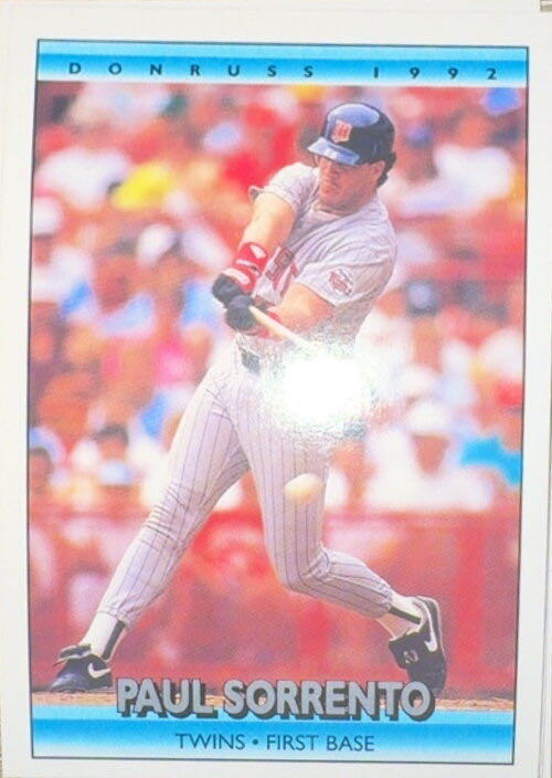 Paul Sorrento  baseball card collectible - Main Image 3