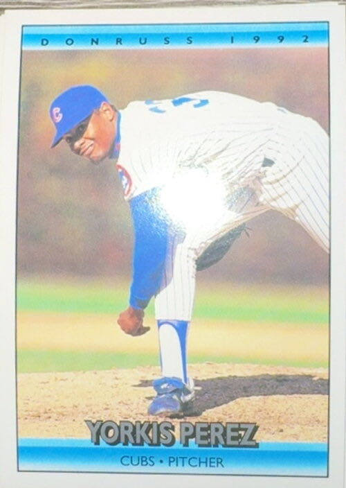 Yorkis Perez  baseball card collectible - Main Image 3
