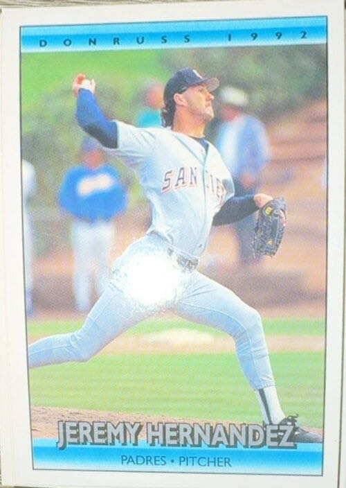 Jeremy Hernandez  baseball card collectible - Main Image 3