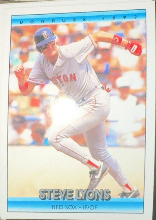 Steve Lyons  baseball card collectible - Main Image 3
