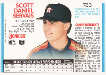 Scott Servais  baseball card collectible - Main Image 2