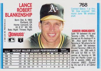 Lance Blankenship  baseball card collectible - Main Image 2