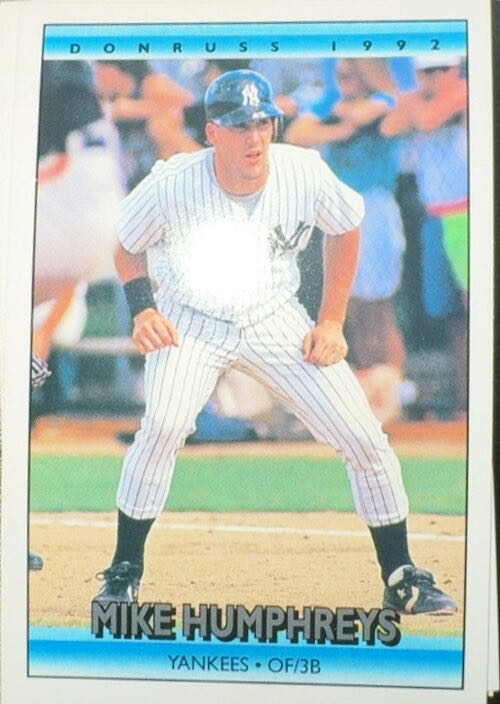 Mike Humphreys  baseball card collectible - Main Image 3