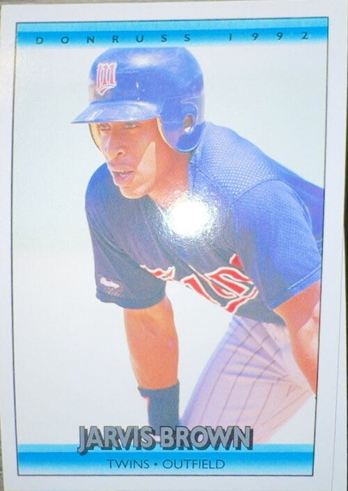 Jarvis Brown  baseball card collectible - Main Image 3