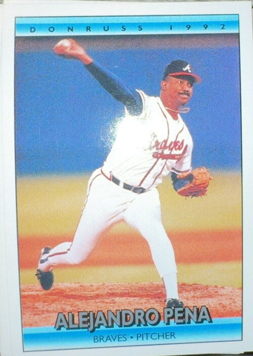 Alejandro Pena  baseball card collectible - Main Image 3