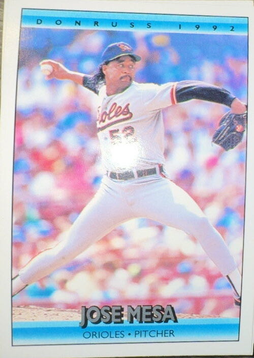Jose Mesa  baseball card collectible - Main Image 3