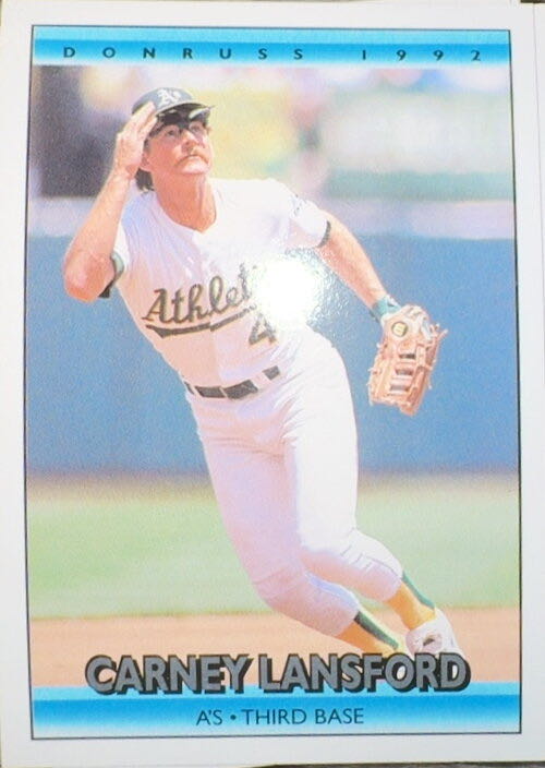 Carney Lansford  baseball card collectible - Main Image 3
