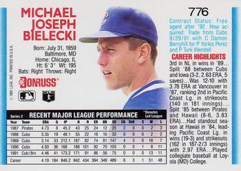 Mike Bielecki  baseball card collectible - Main Image 2