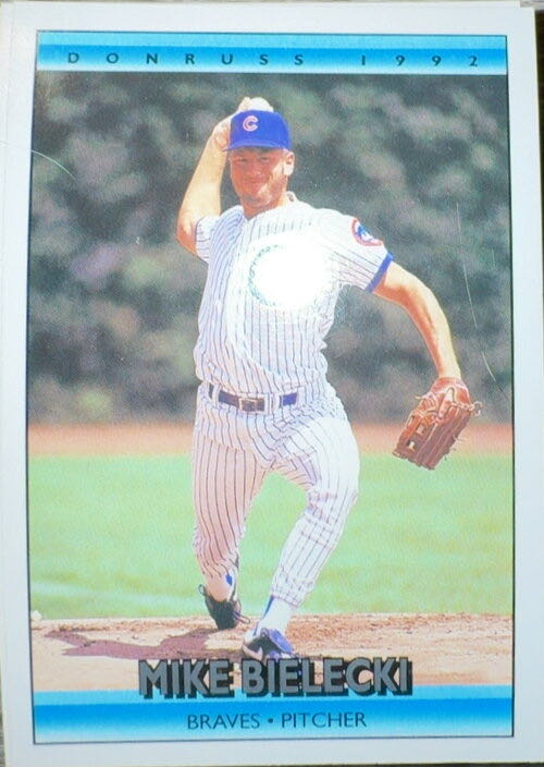 Mike Bielecki  baseball card collectible - Main Image 3