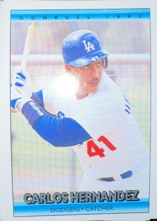 Carlos Hernandez  baseball card collectible - Main Image 3