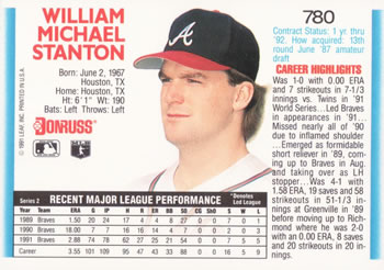 Mike Stanton  baseball card collectible - Main Image 2