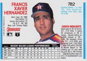 Xavier Hernandez  baseball card collectible - Main Image 2