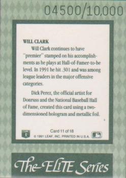 Will Clark  baseball card collectible - Main Image 2
