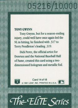Tony Gwynn  baseball card collectible - Main Image 2