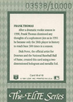 Frank Thomas  baseball card collectible - Main Image 2