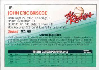 John Briscoe  baseball card collectible - Main Image 2